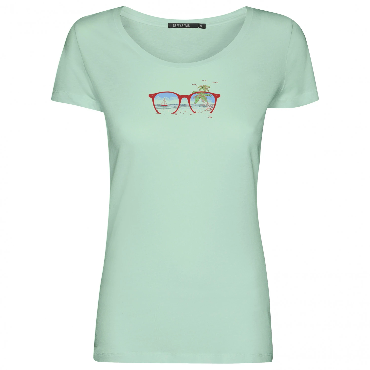 GreenBomb - Women's Nature Glasses Beach Loves - T-shirt 6 GreenBomb - Women's Nature Glasses Beach Loves - T-shirt – Image 6