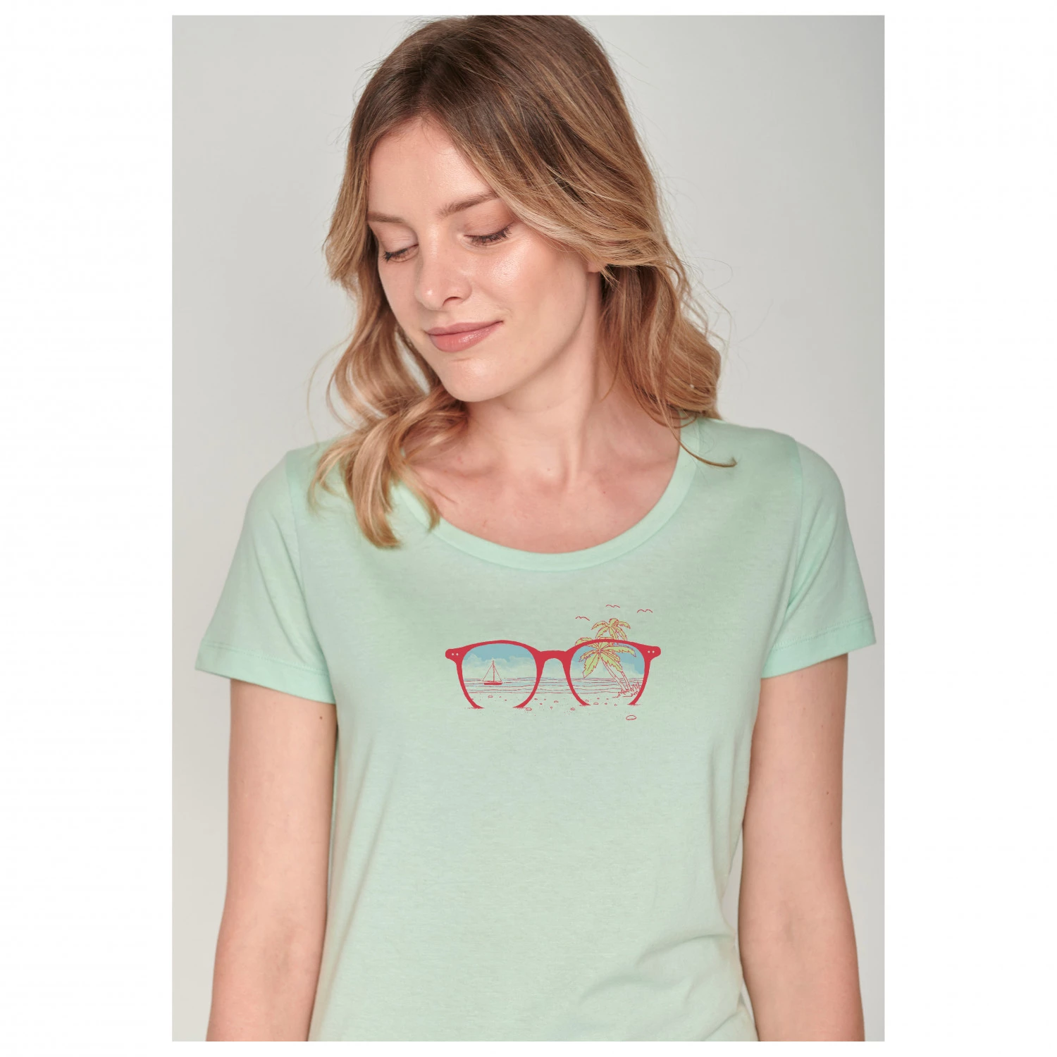 GreenBomb - Women's Nature Glasses Beach Loves - T-shirt 4 GreenBomb - Women's Nature Glasses Beach Loves - T-shirt – Image 4