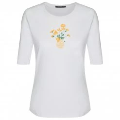 GreenBomb - Women's Plants Flower Pot Deep -Tée-shirts Soldes greenbomb womens plants flower pot deep 1