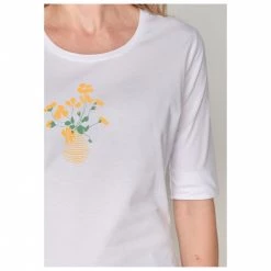 GreenBomb - Women's Plants Flower Pot Deep -Tée-shirts Soldes greenbomb womens plants flower pot deep detail 4