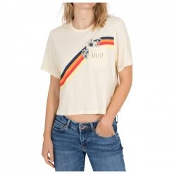 Hurley - Women's Seagull Stripes Pocket Crew S/S - T-shirt 10 Hurley - Women's Seagull Stripes Pocket Crew S/S - T-shirt -Tée-shirts Soldes hurley womens seagull stripes pocket crew s s t shirt 1