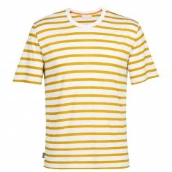Icebreaker - Drayden S/S Tee Stripe - T-shirt en laine mérinos -Tée-shirts Soldes icebreaker drayden s s tee stripe t shirt en laine merinos 1