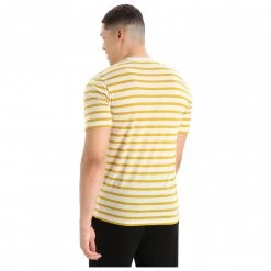 Icebreaker - Drayden S/S Tee Stripe - T-shirt en laine mérinos -Tée-shirts Soldes icebreaker drayden s s tee stripe t shirt en laine merinos detail 3