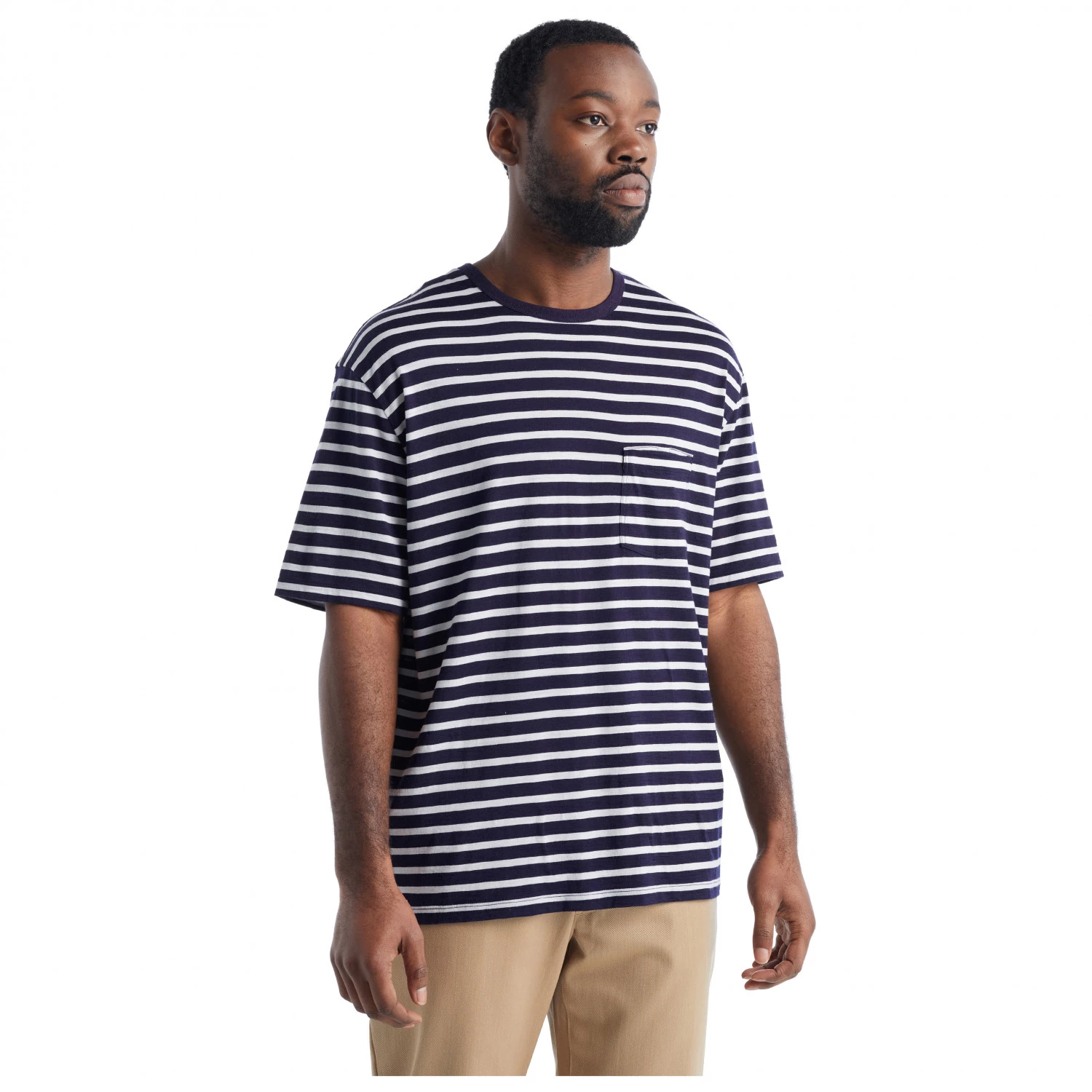 Icebreaker - Granary S/S Pocket Tee Stripe - T-shirt en laine mérinos 3 Icebreaker - Granary S/S Pocket Tee Stripe - T-shirt en laine mérinos – Image 3