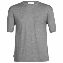 Icebreaker - Granary S/S Pocket Tee - T-shirt en laine mérinos -Tée-shirts Soldes icebreaker granary s s pocket tee t shirt en laine merinos 1