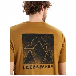 Icebreaker - Tech Lite II S/S Tee Alp Ascension - T-shirt en laine mérinos -Tée-shirts Soldes icebreaker tech lite ii s s tee alp ascension t shirt en laine merinos detail 6