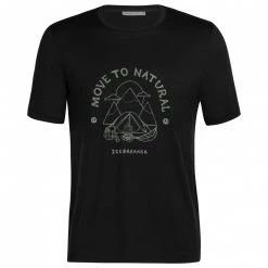 Icebreaker - Tech Lite II S/S Tee Canopy Camper - T-shirt en laine mérinos