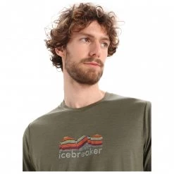 Icebreaker - Tech Lite II S/S Tee Mountain Geology - T-shirt en laine mérinos 11 Icebreaker - Tech Lite II S/S Tee Mountain Geology - T-shirt en laine mérinos -Tée-shirts Soldes icebreaker tech lite ii s s tee mountain geology t shirt en laine merinos detail 6
