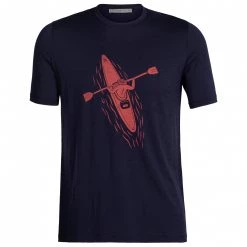 Icebreaker - Tech Lite II S/S Tee Paddle Lines - T-shirt en laine mérinos