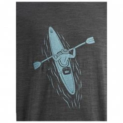 Icebreaker - Tech Lite II S/S Tee Paddle Lines - T-shirt en laine mérinos -Tée-shirts Soldes icebreaker tech lite ii s s tee paddle lines t shirt en laine merinos detail 5