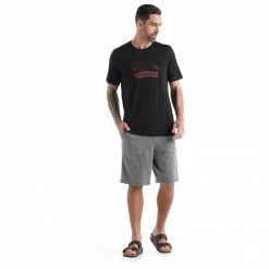 Icebreaker - Tech Lite II S/S Tee Sheep Dog - T-shirt en laine mérinos -Tée-shirts Soldes icebreaker tech lite ii s s tee sheep dog t shirt en laine merinos detail 3