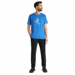 Icebreaker - Tech Lite II S/S Tee Skiing Yeti - T-shirt en laine mérinos -Tée-shirts Soldes icebreaker tech lite ii s s tee skiing yeti t shirt en laine merinos detail 4