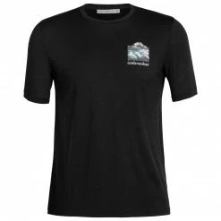 Icebreaker - Tech Lite II S/S Tee South Alp - T-shirt en laine mérinos -Tée-shirts Soldes icebreaker tech lite ii s s tee south alp t shirt en laine merinos 1