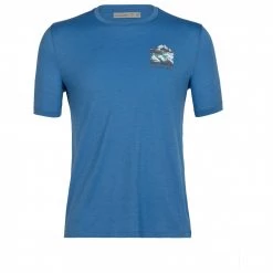 Icebreaker - Tech Lite II S/S Tee South Alp - T-shirt en laine mérinos