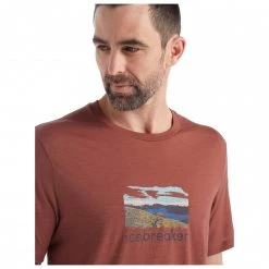 Icebreaker - Tech Lite II S/S Tee Trailhead - T-shirt en laine mérinos 9 Icebreaker - Tech Lite II S/S Tee Trailhead - T-shirt en laine mérinos -Tée-shirts Soldes icebreaker tech lite ii s s tee trailhead t shirt en laine merinos detail 4