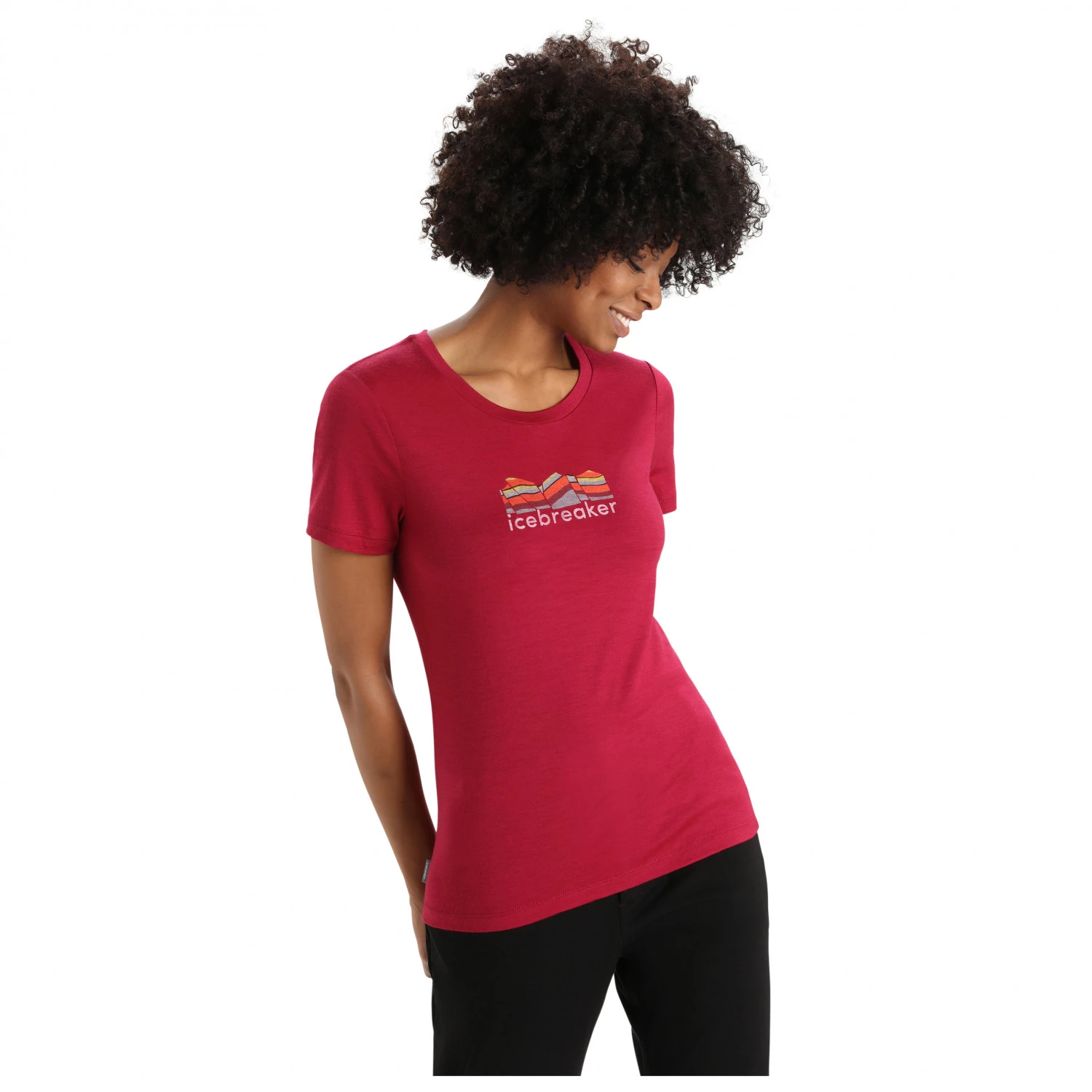 Icebreaker - Women's Tech Lite II S/S Tee Mountain Geology - T-shirt en laine mérinos 2 Icebreaker - Women's Tech Lite II S/S Tee Mountain Geology - T-shirt en laine mérinos – Image 2