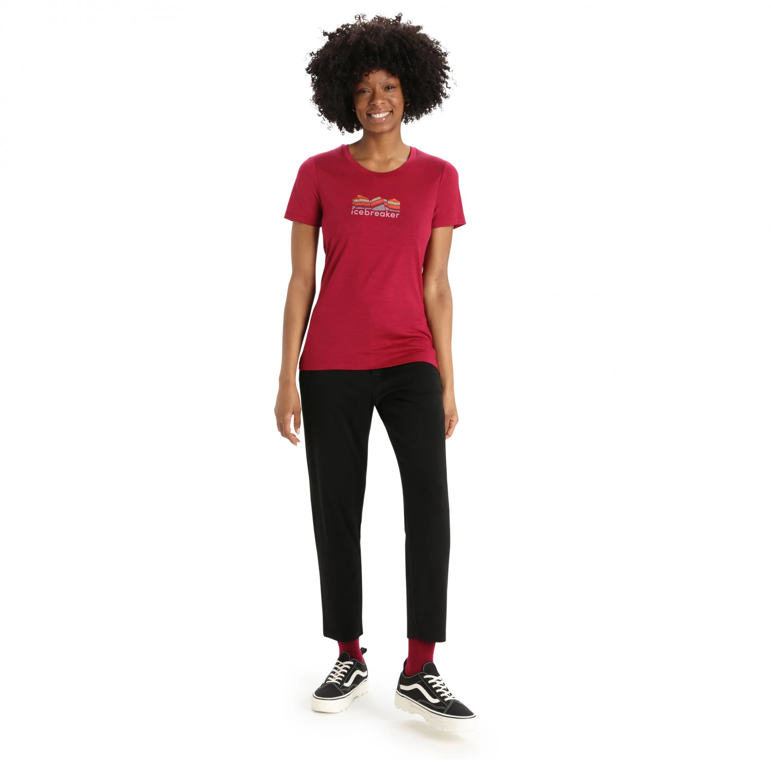 Icebreaker - Women's Tech Lite II S/S Tee Mountain Geology - T-shirt en laine mérinos 4 Icebreaker - Women's Tech Lite II S/S Tee Mountain Geology - T-shirt en laine mérinos – Image 4