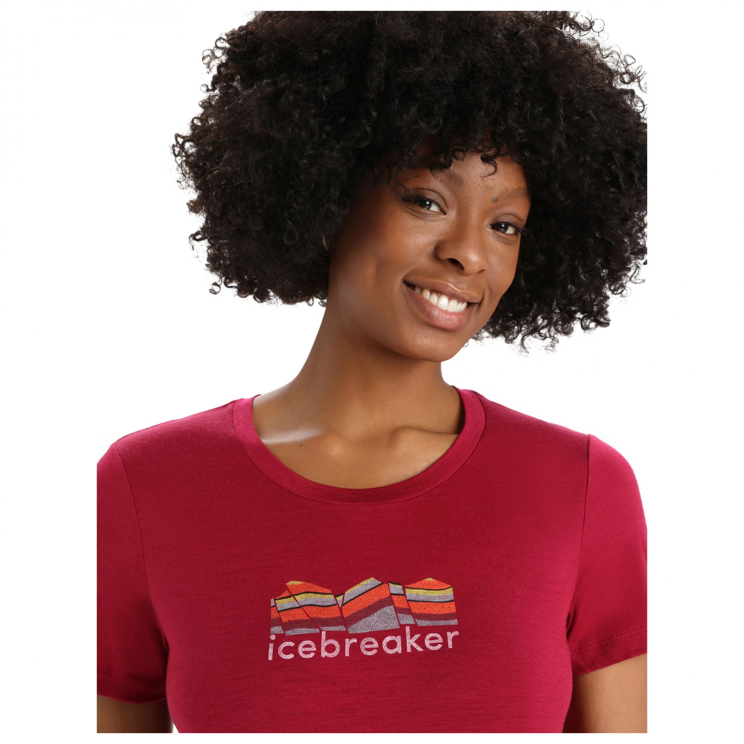 Icebreaker - Women's Tech Lite II S/S Tee Mountain Geology - T-shirt en laine mérinos 5 Icebreaker - Women's Tech Lite II S/S Tee Mountain Geology - T-shirt en laine mérinos – Image 5