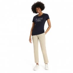 Icebreaker - Women's Tech Lite II S/S Tee Plastic Free - T-shirt en laine mérinos -Tée-shirts Soldes icebreaker womens tech lite ii s s tee plastic free t shirt en laine merinos detail 4