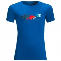 Jack Wolfskin - Kid's Jumping Wolf T - T-shirt -Tée-shirts Soldes jack wolfskin kids jumping wolf t t shirt 2