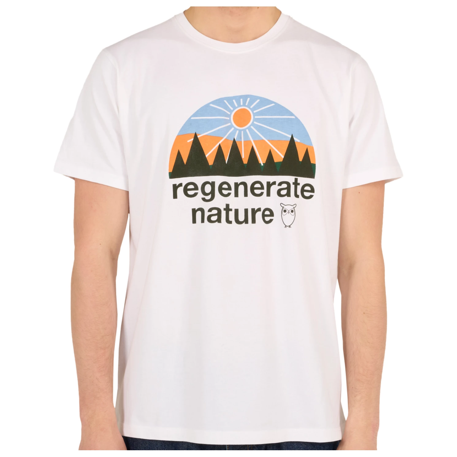 KnowledgeCotton Apparel - Regenerate Nature Front Print Tee - T-shirt 3 KnowledgeCotton Apparel - Regenerate Nature Front Print Tee - T-shirt – Image 3