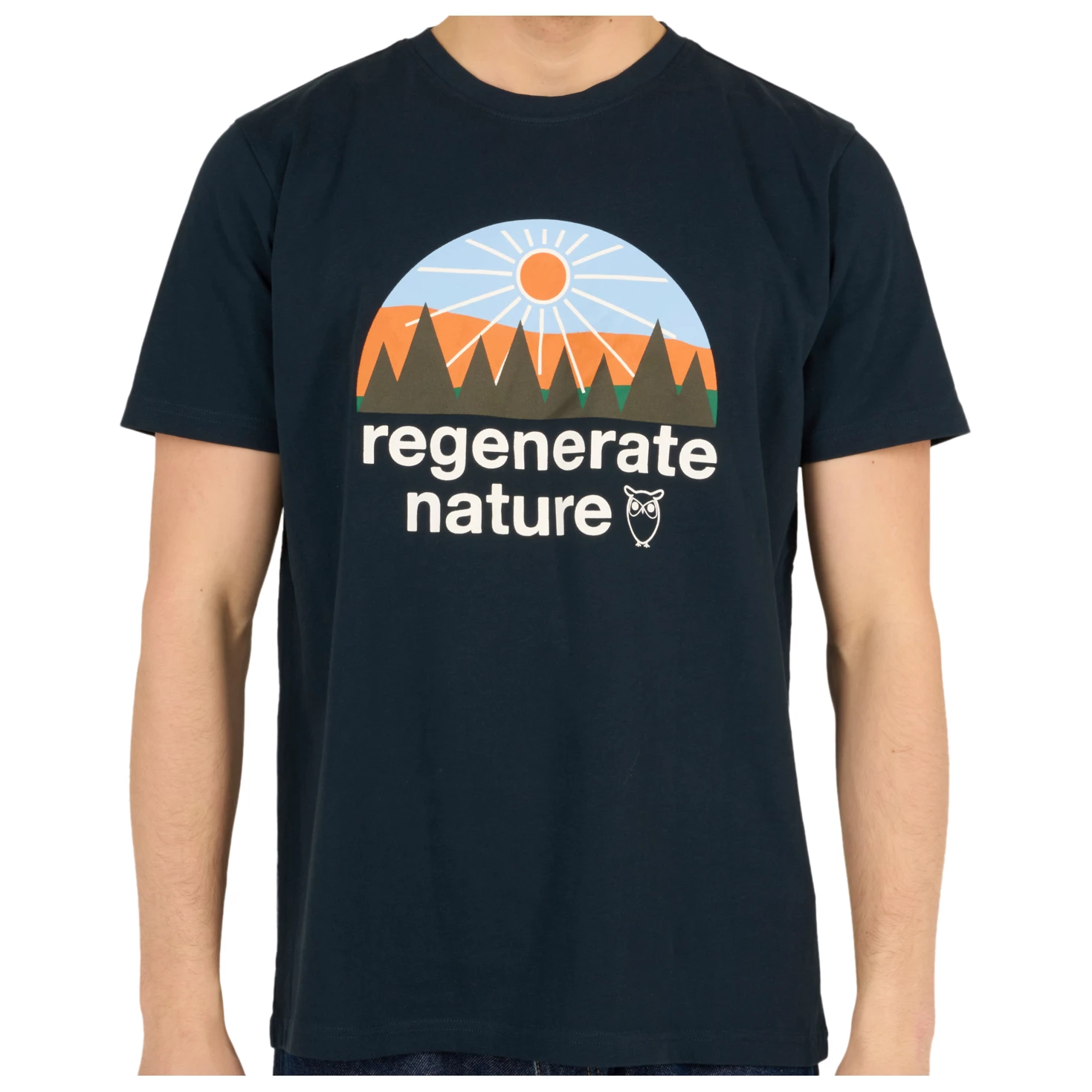 KnowledgeCotton Apparel - Regenerate Nature Front Print Tee - T-shirt 4 KnowledgeCotton Apparel - Regenerate Nature Front Print Tee - T-shirt – Image 4