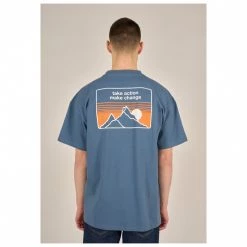 KnowledgeCotton Apparel - Take Action Make Change Oversized Tee - T-shirt -Tée-shirts Soldes knowledgecotton apparel take action make change oversized tee t shirt detail 6