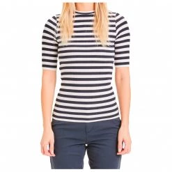 KnowledgeCotton Apparel - Women's Canna Rib Tee Striped Vegan - T-shirt 10 KnowledgeCotton Apparel - Women's Canna Rib Tee Striped Vegan - T-shirt -Tée-shirts Soldes knowledgecotton apparel womens canna rib tee striped vegan t shirt 1