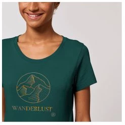 Kultgut - Women's Wanderlust - T-shirt -Tée-shirts Soldes kultgut womens wanderlust t shirt detail 4