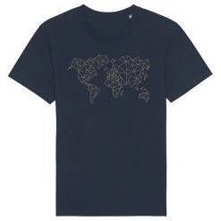 Kultgut - Worldmap Tee - T-shirt -Tée-shirts Soldes kultgut worldmap tee t shirt 1