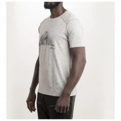 Lundhags - Fika Merino Light Tee - T-shirt en laine mérinos -Tée-shirts Soldes lundhags fika merino light tee t shirt en laine merinos detail 3