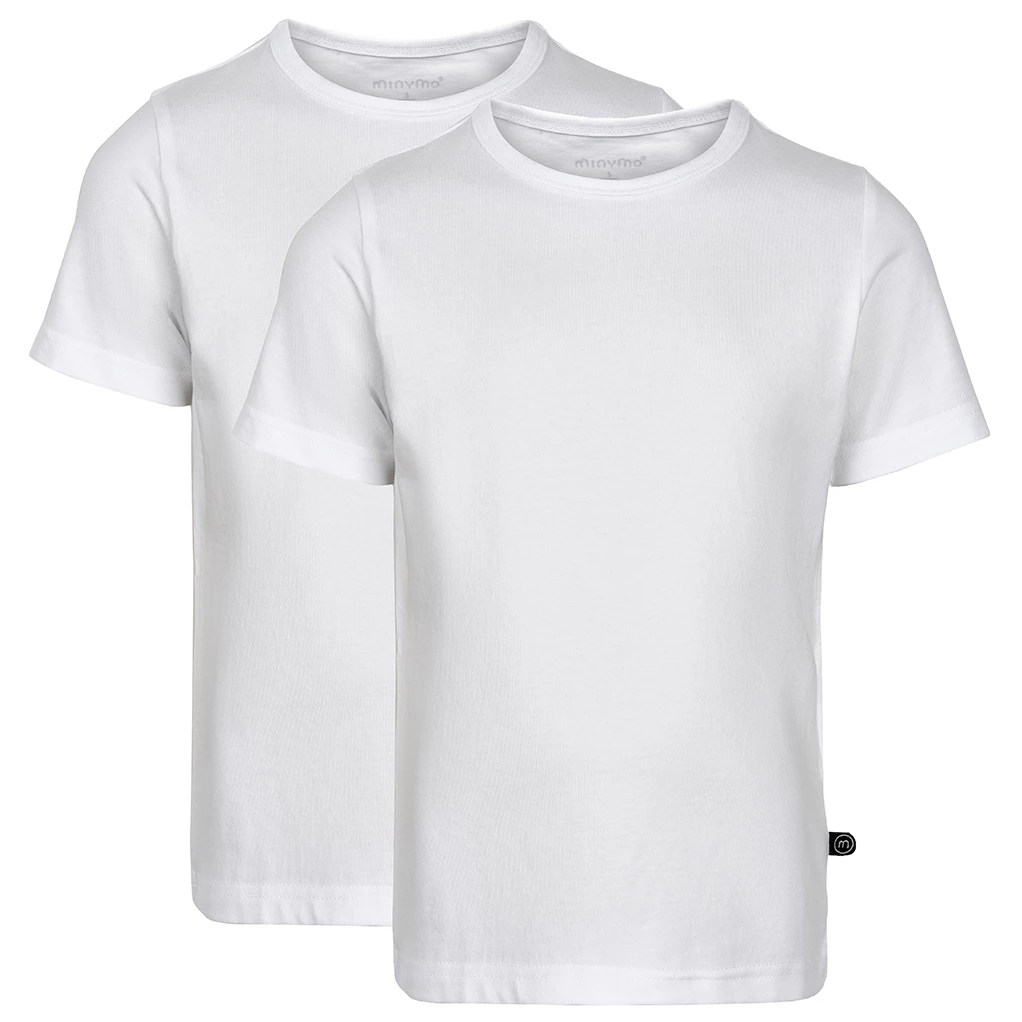 Minymo - Kid's Basic 32 -S/S (2-Pack) - T-shirt 2 Minymo - Kid's Basic 32 -S/S (2-Pack) - T-shirt – Image 2
