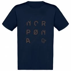 Norrøna - /29 Cotton Slant Logo T-Shirt - T-shirt -Tée-shirts Soldes norroena 29 cotton slant logo t shirt t shirt 2