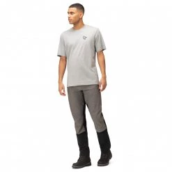 Norrøna - /29 Cotton Vikinghead Embroidery T-Shirt - T-shirt -Tée-shirts Soldes norroena 29 cotton vikinghead embroidery t shirt t shirt detail 3