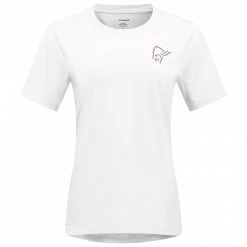 Norrøna - Women's /29 Cotton Vikinghead Embroidery T-Shirt - T-shirt -Tée-shirts Soldes norroena womens 29 cotton vikinghead embroidery t shirt t shirt 1