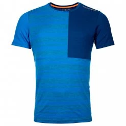 Ortovox - 185 Rock'N'Wool Short Sleeve - Sous-vêtement mérinos -Tée-shirts Soldes ortovox 185 rocknwool short sleeve sous vetement merinos 2