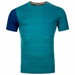 Ortovox - 185 Rock'N'Wool Short Sleeve - Sous-vêtement mérinos -Tée-shirts Soldes ortovox 185 rocknwool short sleeve sous vetement merinos 3