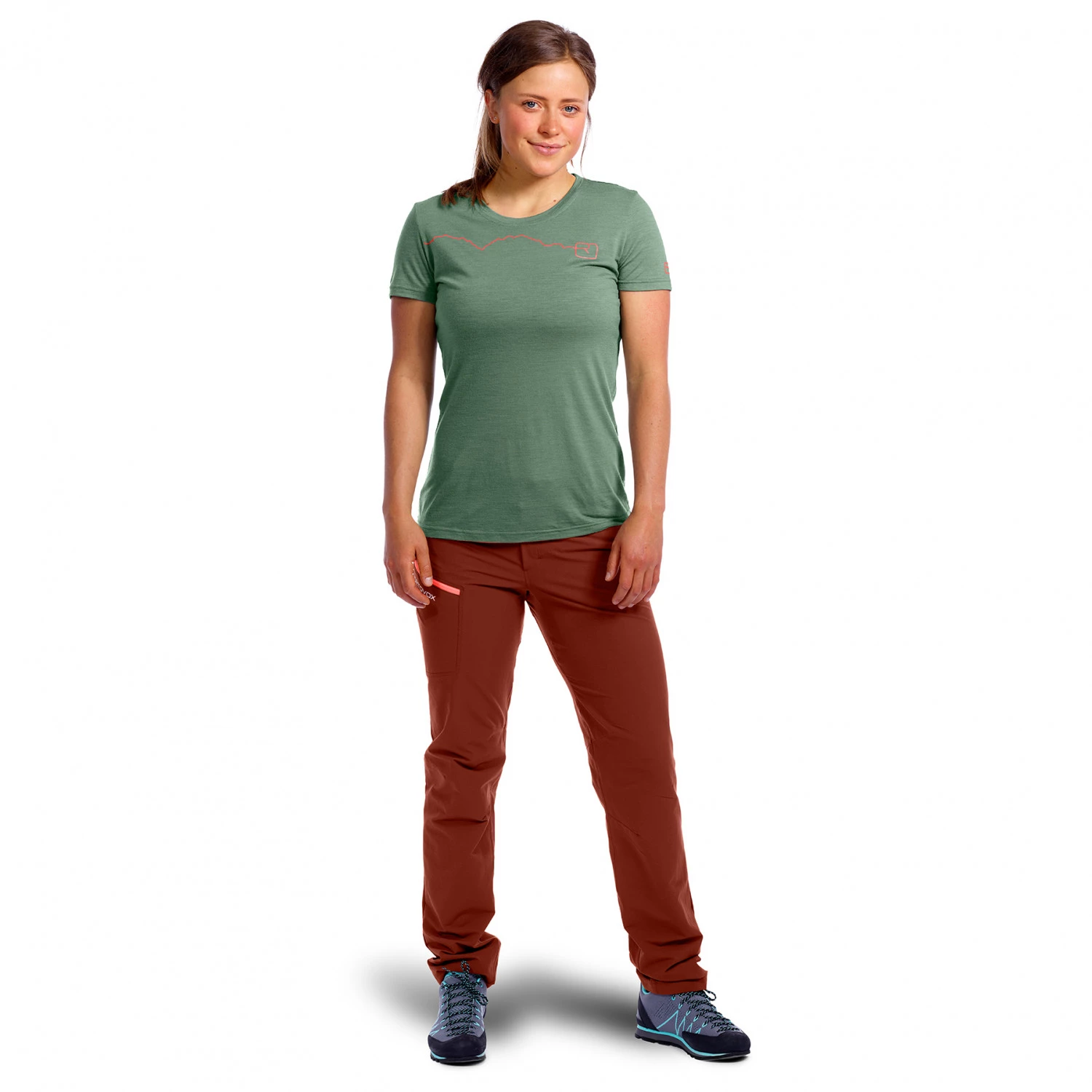 Ortovox - Women's 120 Tec Mountain - T-shirt en laine mérinos 2 Ortovox - Women's 120 Tec Mountain - T-shirt en laine mérinos – Image 2
