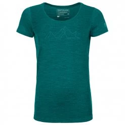 Ortovox - Women's 150 Coolountain Face Ts - T-shirt en laine mérinos -Tée-shirts Soldes ortovox womens 150 coolountain face ts t shirt en laine merinos 3