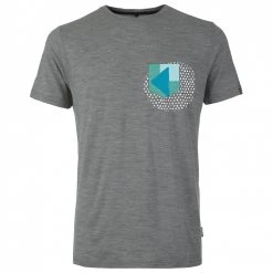 Pally'Hi - Dotted Pocket - T-shirt en laine mérinos