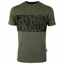 Pally'Hi - T-Shirt Silent Forrest - T-shirt en laine mérinos -Tée-shirts Soldes pallyhi t shirt silent forrest t shirt en laine merinos 2