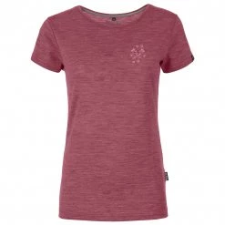 Pally'Hi - Women's T-Shirt Rose Pose - T-shirt en laine mérinos