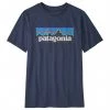 Patagonia - Boy's Regenerative Organic Certification Cotton P-6 Logo T-Shirt - T-shirt
