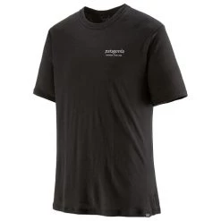 Patagonia - Cap Cool Merino Graphic Shirt - T-shirt en laine mérinos -Tée-shirts Soldes patagonia cap cool merino graphic shirt t shirt en laine merinos 1