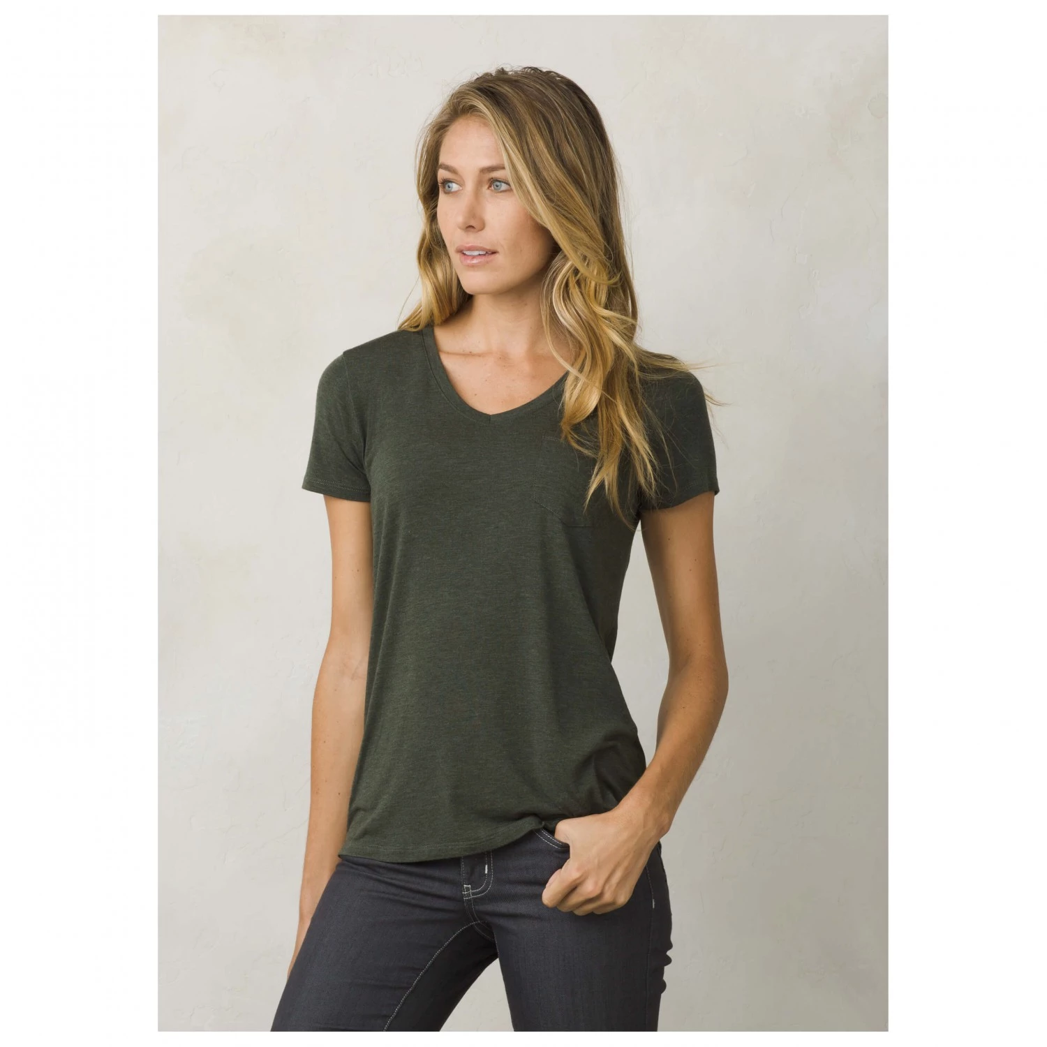 Prana - Women's Foundation S/s V-Neck Top - Débardeur 2 Prana - Women's Foundation S/s V-Neck Top - Débardeur – Image 2
