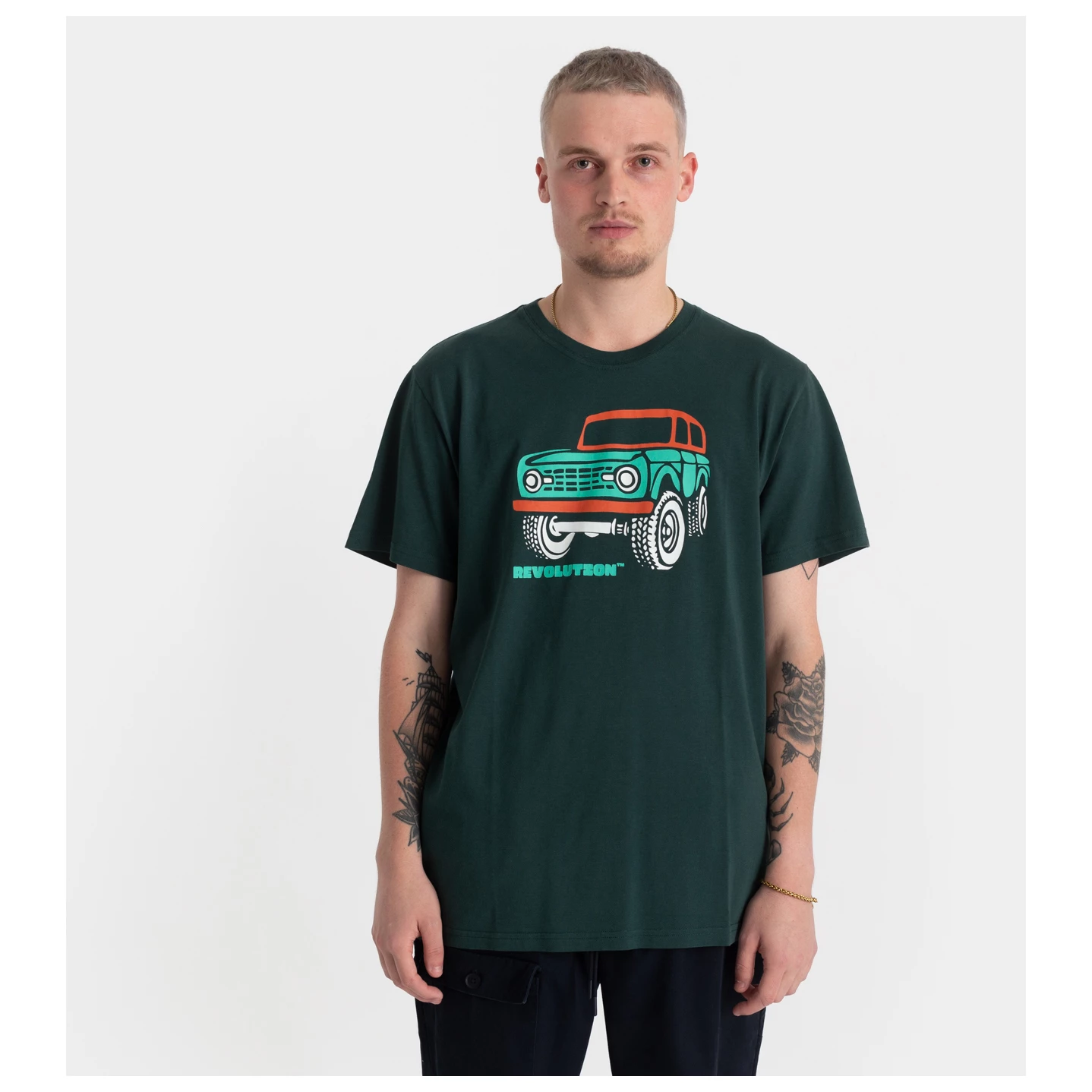 Revolution - Loose Fit T-Shirt with Embroidery JEE - T-shirt 2 Revolution - Loose Fit T-Shirt with Embroidery JEE - T-shirt – Image 2