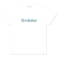 Revolution - Regular Fit T-Shirt with Front and Back Print FRI - T-shirt