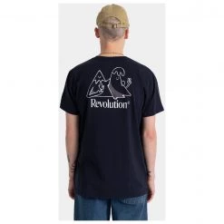 Revolution - Regular Fit T-Shirt with Front and Back Print FRI - T-shirt -Tée-shirts Soldes revolution regular fit t shirt with front and back print fri t shirt detail 4