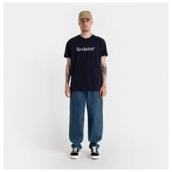 Revolution - Regular Fit T-Shirt with Front and Back Print FRI - T-shirt -Tée-shirts Soldes revolution regular fit t shirt with front and back print fri t shirt detail 5