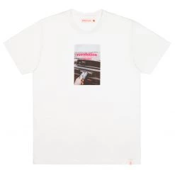 Revolution - Regular Fit T-Shirt with Front Print CAS - T-shirt